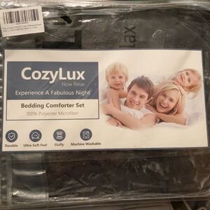 Black Bedding Comforter Set